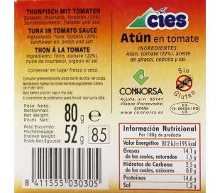 ATUN EN TOMATE CIES 52 GR.