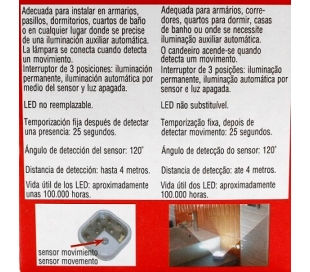 LAMPARA C/SENSO.LED 14072