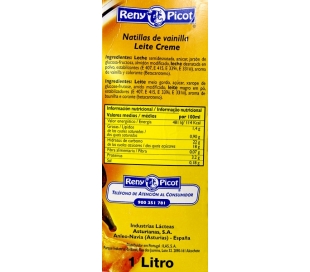 NATILLAS DE VAINILLA RENY PICOT 1 L.