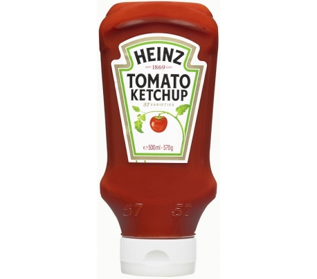 KETCHUP BOCA ABAJO HEINZ 460 GR.