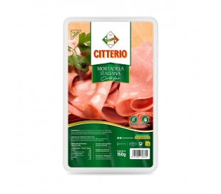 MORTADELA ITALIANA CITTERIO 150 GR.LONCHAS