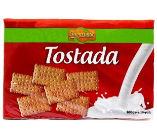 GALLETAS TOSTADAS TAMARINDO PACK 4X200 GR.