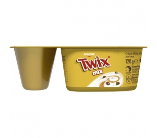 YOGUR CON CREMA CHOCOLATE TWIX MIX DANONE 120 GRS.