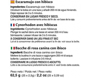 INFUSION MALVA HIBISCO SHIP 25 UN.