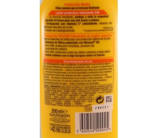 LECHE SOLAR PROTE.FPS 20 DELIAL 200 ML.