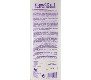 CHAMPU PERRO 2 EN 1 DIXIE 750 ML.