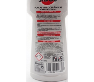 LIMPIADOR VITROCERAMICAS SIDOL 200 ML.