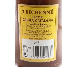 LICOR CREMA CATALANA TEICHENNE 70 CL.