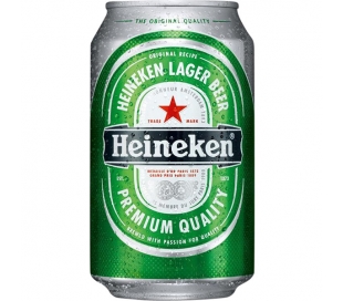 CERVEZA ORIGINAL HEINEKEN LATA 33 CL.