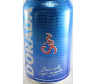 CERVEZA SIN ALCOHOL DORADA LATA 33 CL.