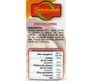 judias-con-chorizo-tamarindo-415-gr