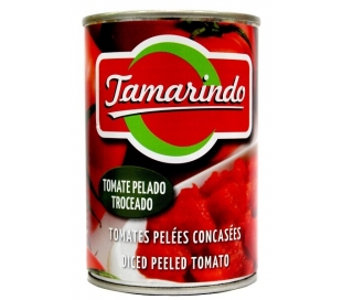 TOMATE NATURAL TROCEADO TAMARINDO 390 GR.