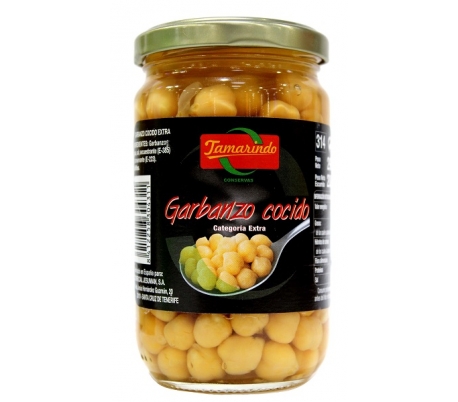 GARBANZOS EXTRA TAMARINDO 290 GR.FRASCO