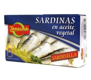 SARDINILLAS ACEITE VEGETAL TAMARINDO 57 GR.