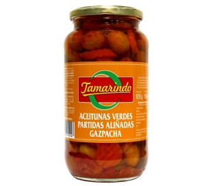 ACEITUNA VERDE PARTIDA TAMARINDO 550 GR.