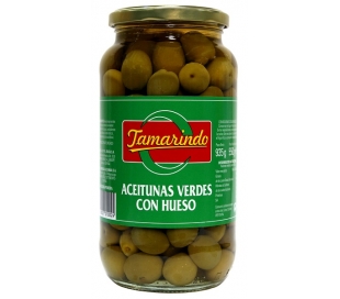 ACEITUNA VERDE TAMARINDO 550 GR.