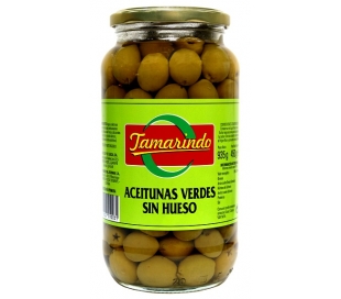ACEITUNA VERDE TAMARINDO 450 GR.