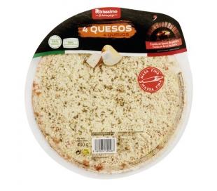 PIZZA 4 QUESOS RIKISSSIMO 400 GR.