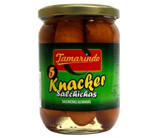 SALCHICHAS KNACHER TAMARINDO FRASCO 300 GRS.