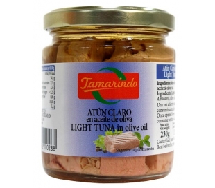 ATUN ACEITE OLIVA TAMARINDO FRASCO 150 GR.