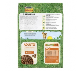 COMIDA PERROS ADULTO CON AVES Y VERDURAS FRISKIES 3 KGS.