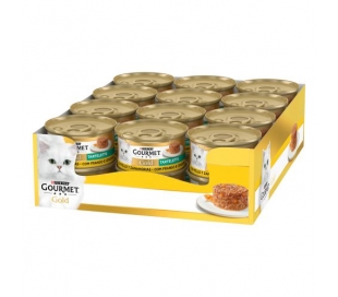 comida-gato-pollo-y-zanahorias-gourmet-gold-85-grs