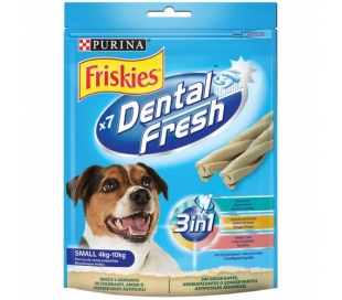 SNACK PERRO DENTAL FRESH 3EN1 FRISKIES 7 UN.