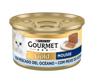 comida-gato-mousse-pescado-gourmet-gold-85-gr