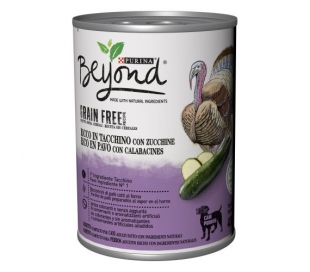 COMIDA PERRO PAVO, GRAIN FREE, LATA PURINA BEYOND 400 GRS.