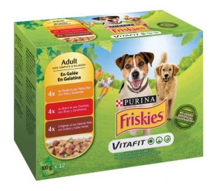 comida-perro-en-gelatina-pollocorderobuey-friskies-pack-12x100-grs