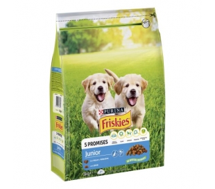 COMIDA PERRO CON POLLO Y VERDURAS FRISKIES 3 KG.
