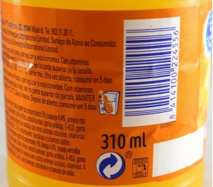 REFRESCO FLORIDA SUNNY DELIGH 310 ML.