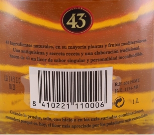 LICOR ORIGINAL 43 1 L.