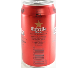 CERVEZA RECETA ORIGINAL ESTRELLA DAMM LATA 33 CL.