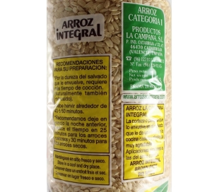 ARROZ INTEGRAL LA CAMPANA 1 KG.