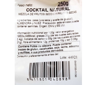 cocktail-natural-isola-250-gr