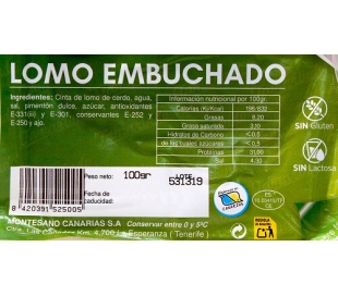 LOMO EMBUCHADO TAMARINDO 100 GRS.