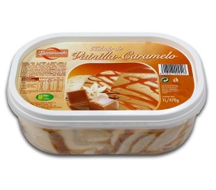 HELADO SABOR VAINILLA CARAMELO TAMARINDO 1000 ML.