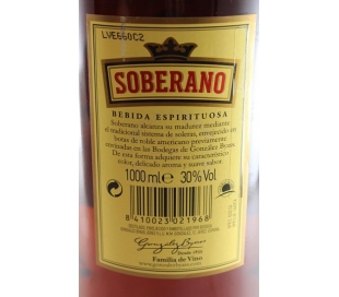 BRANDY SOBERANO 1L.