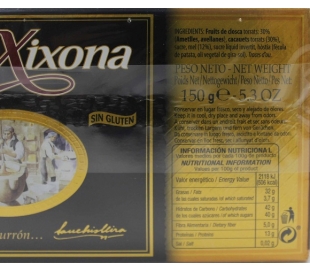 TURRON CROCANT FRUTO SECOS ETIQUETA NEGRA ANTIUXIXONA 150 GRS.