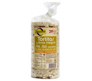 TORTITAS ARROZ INTEGRAL SIN SAL TAMARINDO 130 GR.