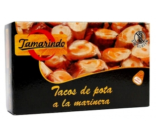 TACOS DE POTA A LA MARINERA TAMARINDO 72 GR.