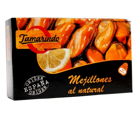 MEJILLONES NATURAL TAMARINDO 120 GRS.