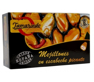 MEJILLONES PICANTES TAMARINDO 120 GRS.