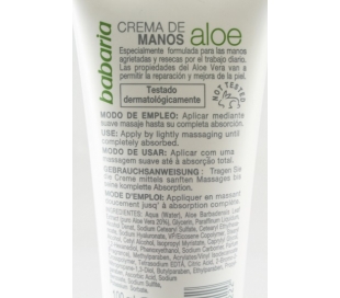 CREMA DE MANOS ALOE BABARIA 100 ML.