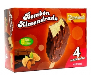 HELADO BOMBON ALMENDRADO TAMARINDO PACK 4X80 GRS.