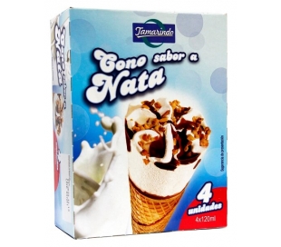 HELADO CONOS NATA TAMARINDO PACK 4X125 ML.