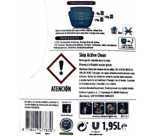 detergente-liquido-active-clean-skip-39-dosis