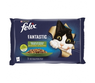comida-gato-fantastic-bueypollosalmontrucha-felix-pack-4x85-gr