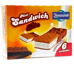 HELADO MINISAND.DUO NATA TAMARINDO PACK 6X50 ML.